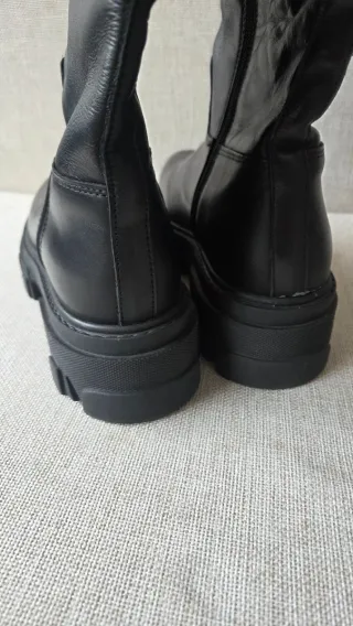 Botas Alpe Cano Alto Pele Preto