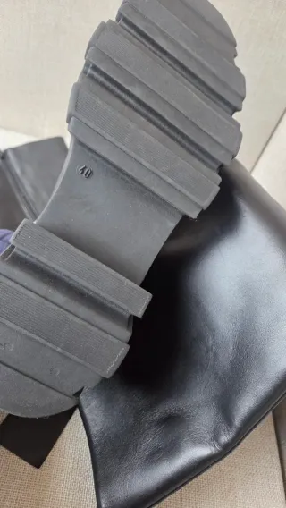 Botas Alpe Cano Alto Pele Preto