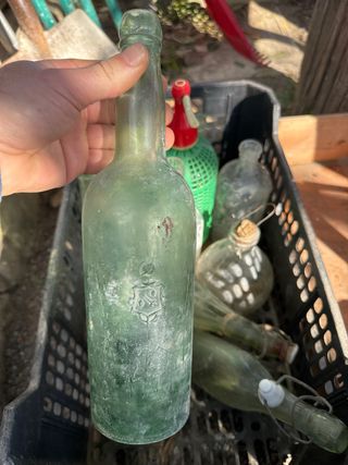 Lotto di 13 bottiglie antiche