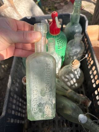 Lotto di 13 bottiglie antiche