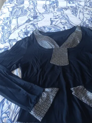 Conjunto Falda y Blusa Estampada