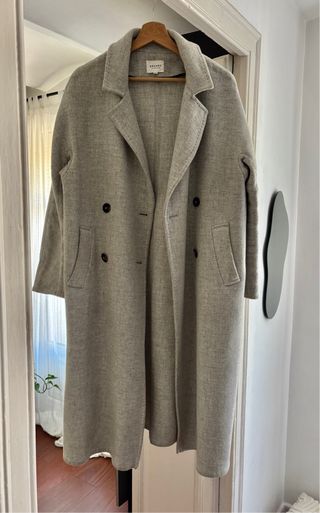 Abrigo Sezane 60% Lana Gris