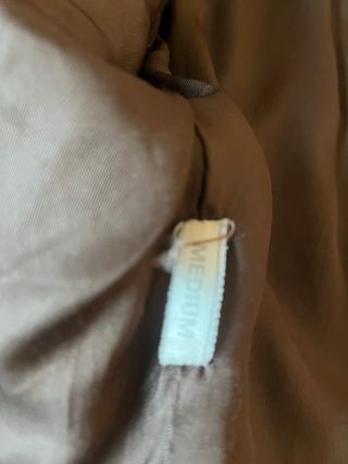 Chaqueta de cuero marrón