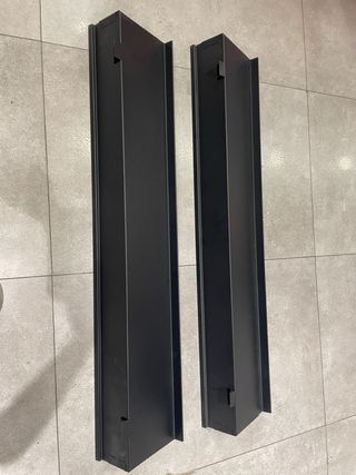 Estantería metálica para paneles ranurados