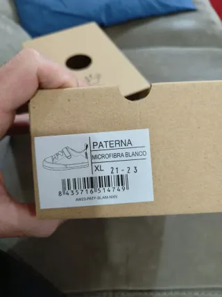 Zapatos Feroz Blanco Talla XL 21-23