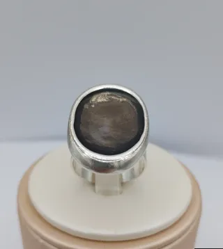 Anillo esmaltado verde