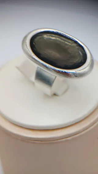 Anillo esmaltado verde