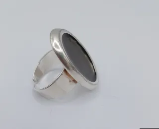 Anillo esmaltado verde
