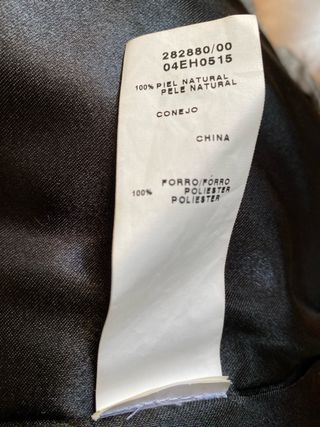 Chaquetón de piel gris Miguel Bellido