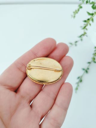 Broche vintage veneciano de micromosaico Italia