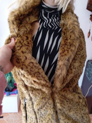 Chaleco pelo leopardo