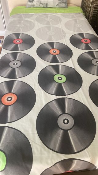 Funda Nórdica Vinilos Rock