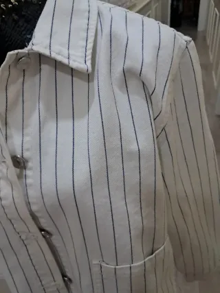 Cazadora vaquera Pull&Bear rayas mujer