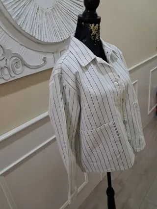 Cazadora vaquera Pull&Bear rayas mujer