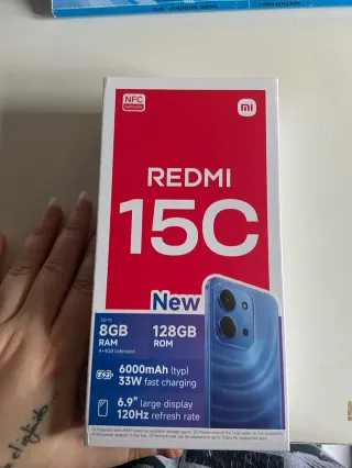 Xiaomi Redmi 15C 128GB Negro Precintado