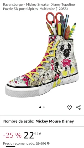 Puzzle 3D Portalápices Mickey Mouse Ravensburger