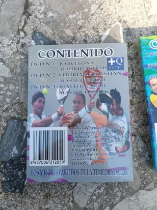 DVD's Partidos de Pádel 2007 Nuevo sin abrir