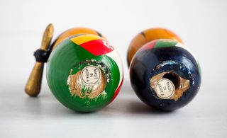 Antiche bambole Kokeshi sposa coreana