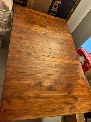 Mesa de comedor de madera /Plegable