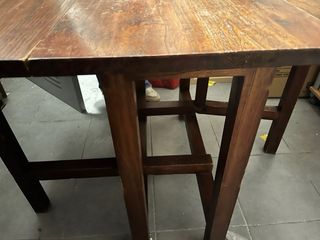 Mesa de comedor de madera /Plegable