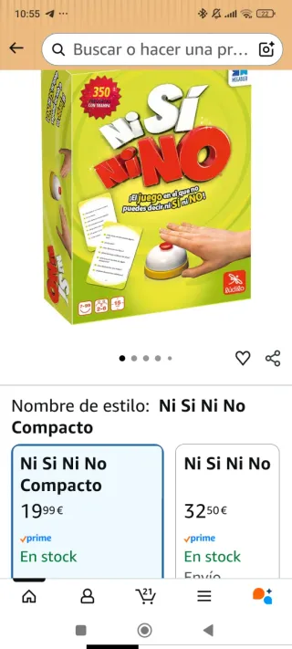 Gioco da tavolo Ni Sì Ni No