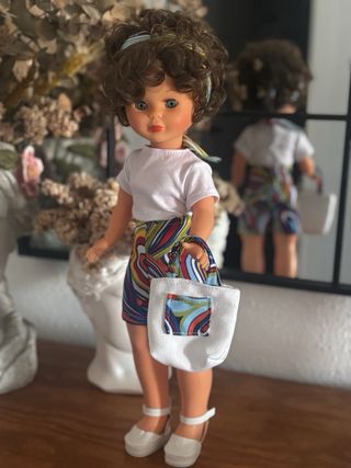 Conjunto Ropa Muñeca Nancy Estampado