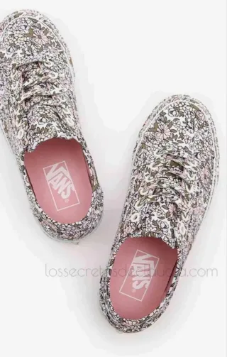 Zapatillas VANS Old Skool florales nude y rosado