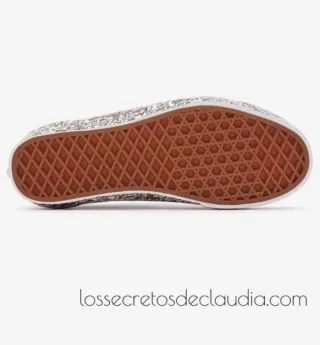 Zapatillas VANS Old Skool florales nude y rosado