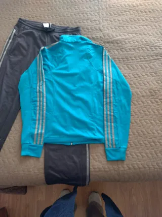 Chándal Adidas Azul y Gris