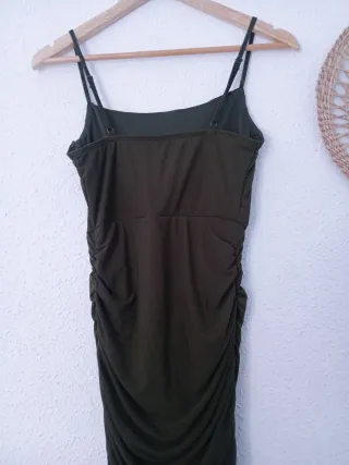 Vestido drapeado talla S