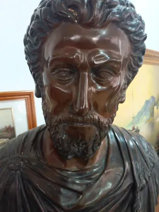 Busto Bronce y Mármol