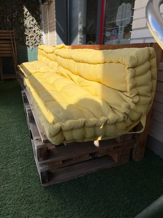 Sofás Palets Madera Hechos a Mano