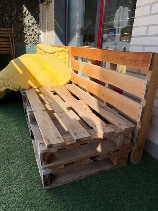 Sofás Palets Madera Hechos a Mano