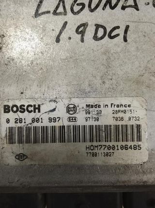 0281001997 centralita motor uce renault laguna 674