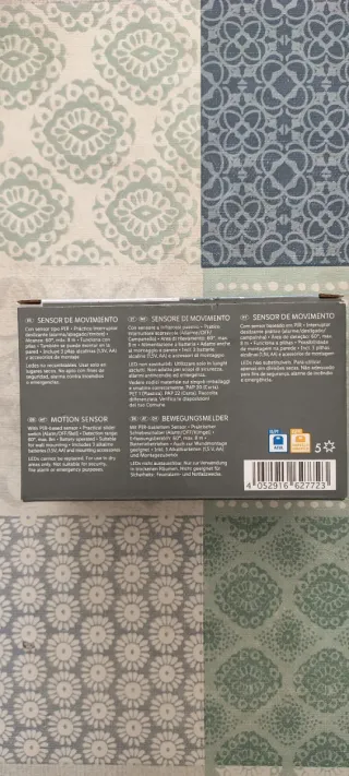 Sensor de Movimiento Tronic TBMAUK 1.5V A1