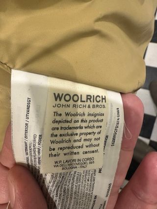 Parka Woolrich Roja Hombre Talla L