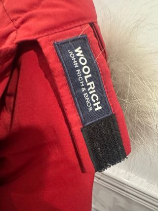 Parka Woolrich Roja Hombre Talla L
