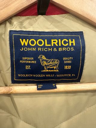 Parka Woolrich Roja Hombre Talla L