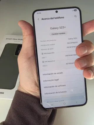 Samsung S23+ 512GB con funda