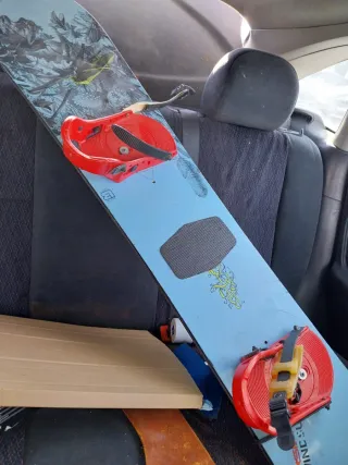 Tabla Snow Burton 159cm Woodcore, de las duras.