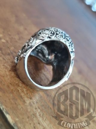 Anello Teschio messicano Decorato