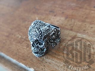 Anello Teschio messicano Decorato