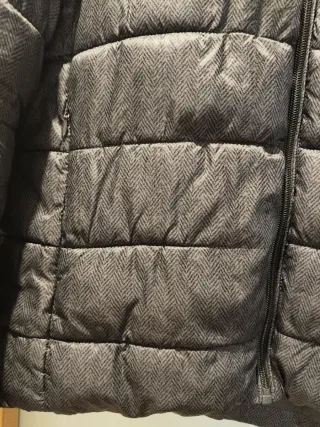 Cazadora acolchada impermeable gris Talla M