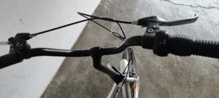 Bicicleta pieghevole 20" grigia