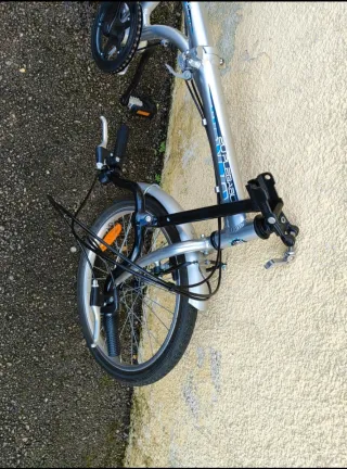 Bicicleta pieghevole 20" grigia