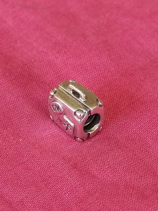 Charm Maleta Pandora Original Plata