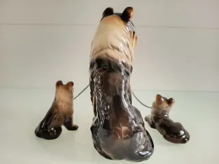 Figuras porcelana Kato Kogei perro Collie