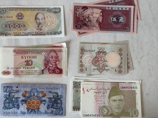 200 billetes Internacionales. OFERTON de Nufilart.