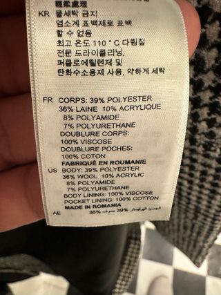 Abrigo Lana Sandro XL