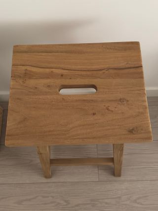 Taburete Zara Home Madera Elm